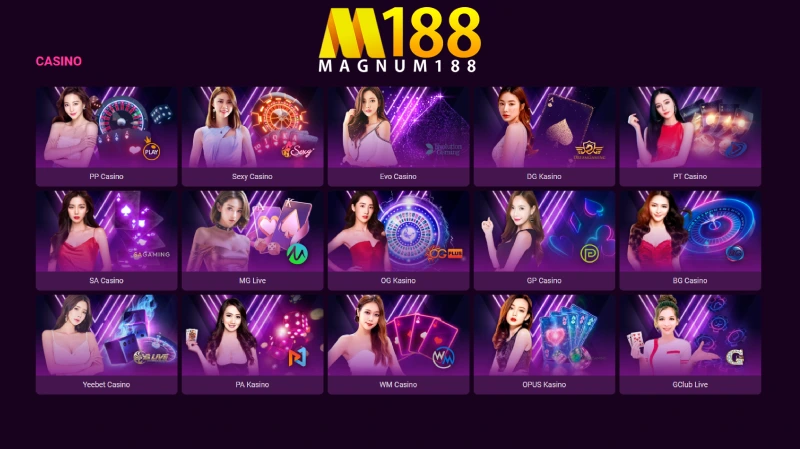 Daftar Penyedia Live Casino di Magnum188